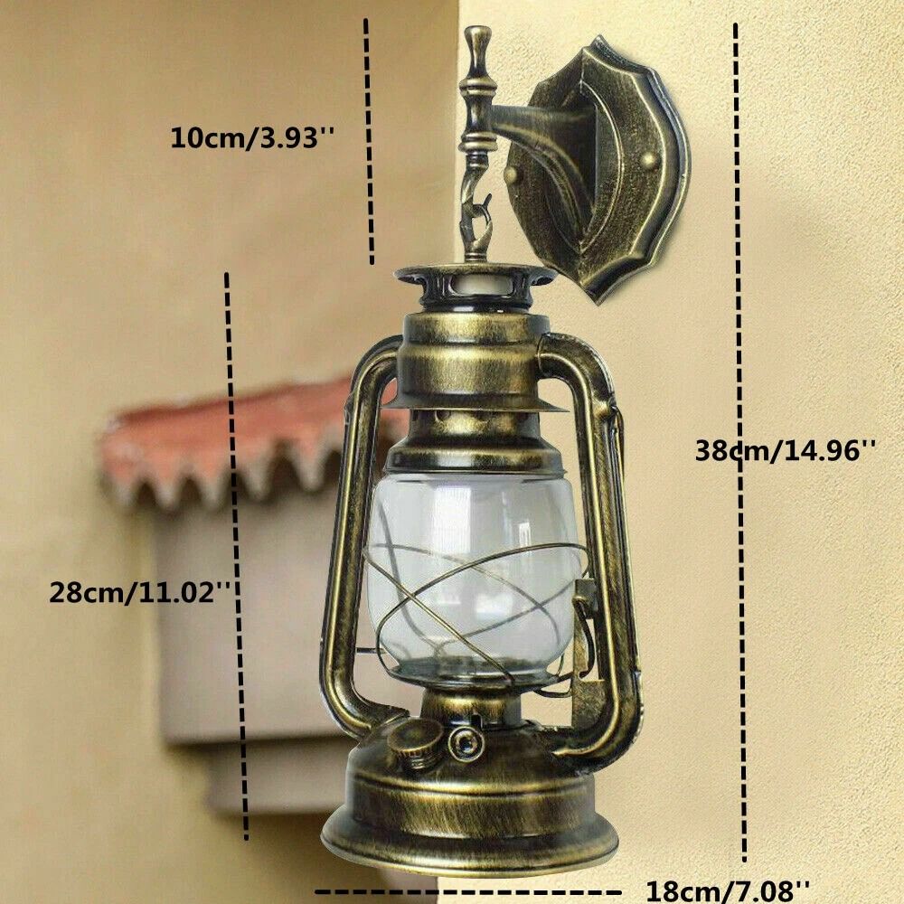 Vintage Farmhouse Wall Sconce Industrial Rustic Wall Mounted Light Fixture 3