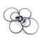 6 Head Modern LED Chandelier Black Acrylic Pendant Ceiling Light Fixture 10