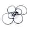 6 Head Modern LED Chandelier Black Acrylic Pendant Ceiling Light Fixture 8