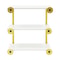 Industrial Pipe Clothing Rack Wall Mounted Clothes Rack With Shelves 5