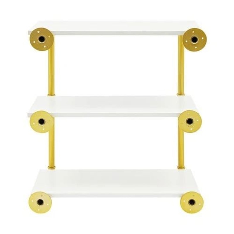 Industrial Pipe Clothing Rack Wall Mounted Clothes Rack With Shelves 5
