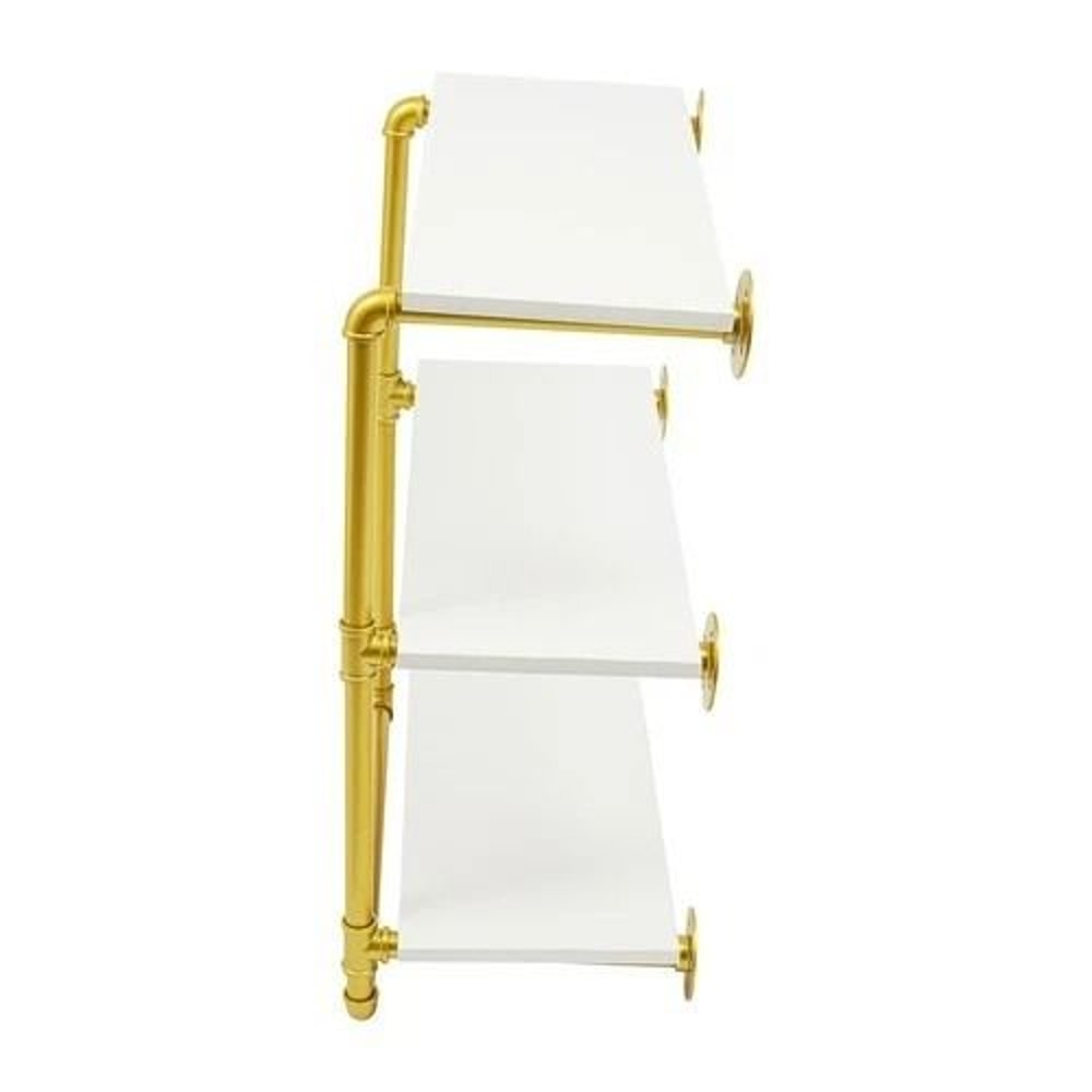 Industrial Pipe Clothing Rack Wall Mounted Clothes Rack With Shelves 6