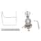 Vintage Stainless Steel Manual Popcorn Maker Hand Crank Home Popper 5