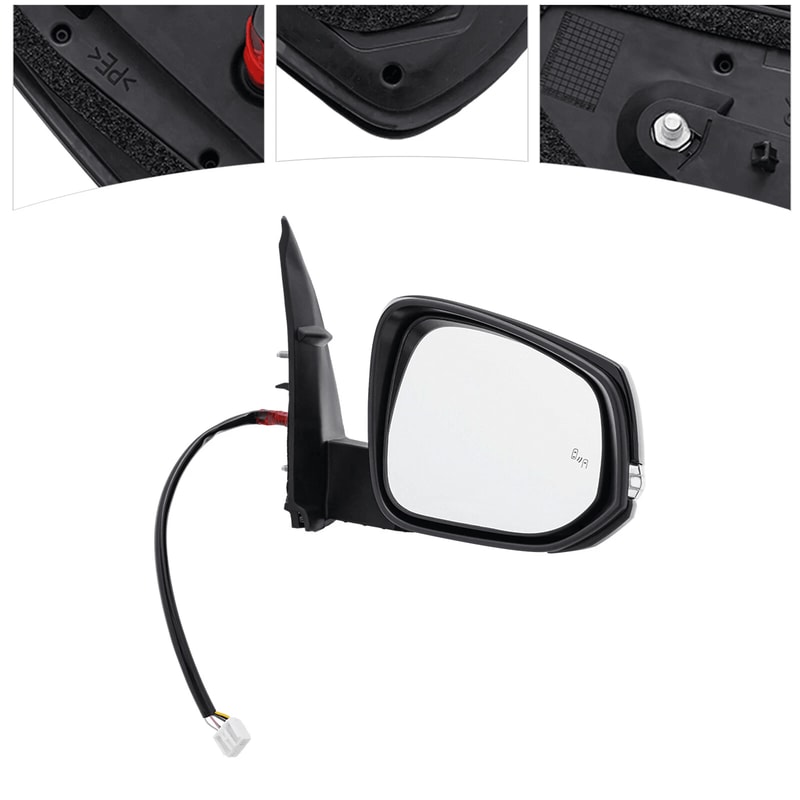 Tacoma Mirror RH Passenger Side Heated Turn Signal BSD PTM Cap 9