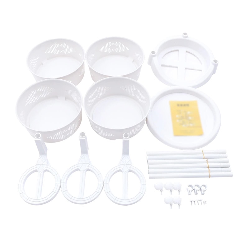 4 Tier Rotating Fruit Basket And Kitchen Organizer For Produce Snacks And Vegetables 3