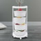 4 Tier Rotating Fruit Basket And Kitchen Organizer For Produce Snacks And Vegetables 7