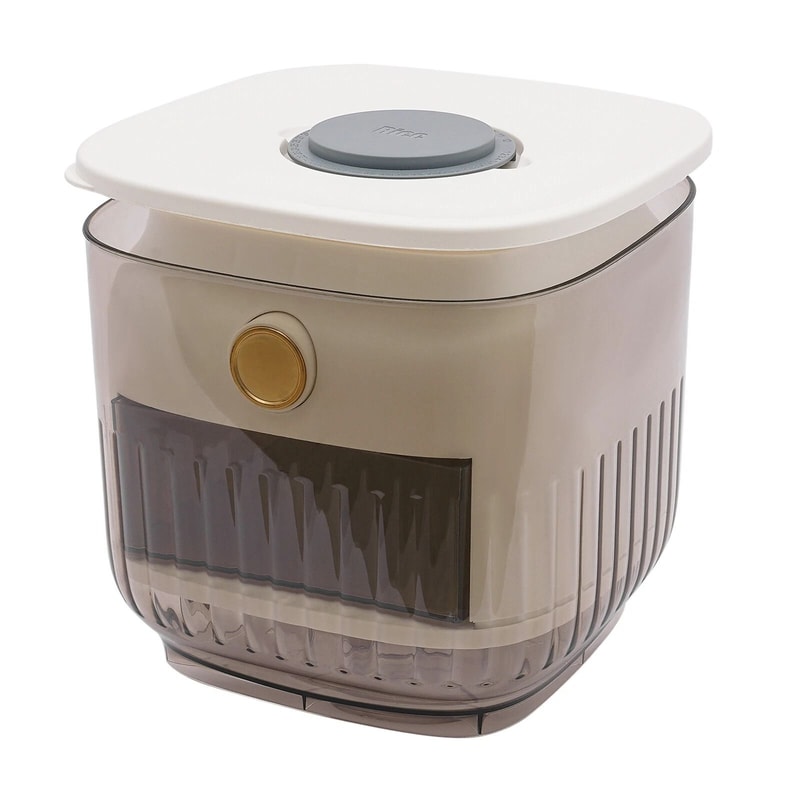 Premium Large Capacity Rice Dispenser Grain Storage Container Space Saving Kitchen Organizer With 5