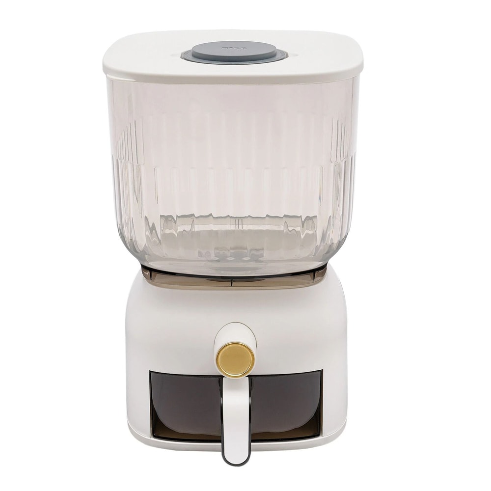 Premium Large Capacity Rice Dispenser Grain Storage Container Space Saving Kitchen Organizer With 8