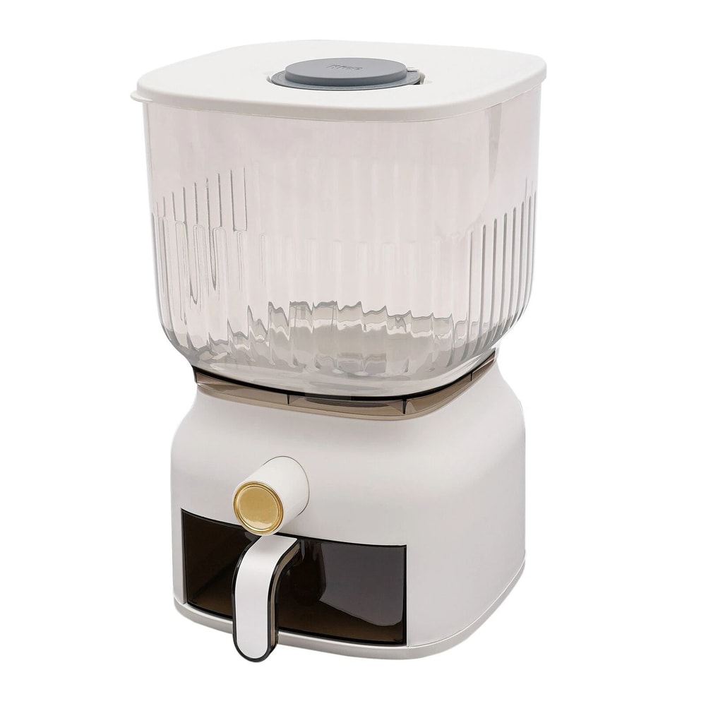 Premium Large Capacity Rice Dispenser Grain Storage Container Space Saving Kitchen Organizer With 9