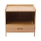 Modern Bedside Table With Drawer Storage Nightstand Space Saving End Table 1