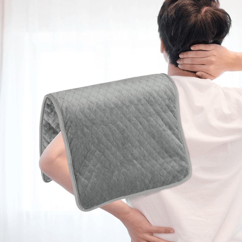 Large Electric Pain Relief Heating Pad For Back Cramps With Adjustable Heat Settings 15