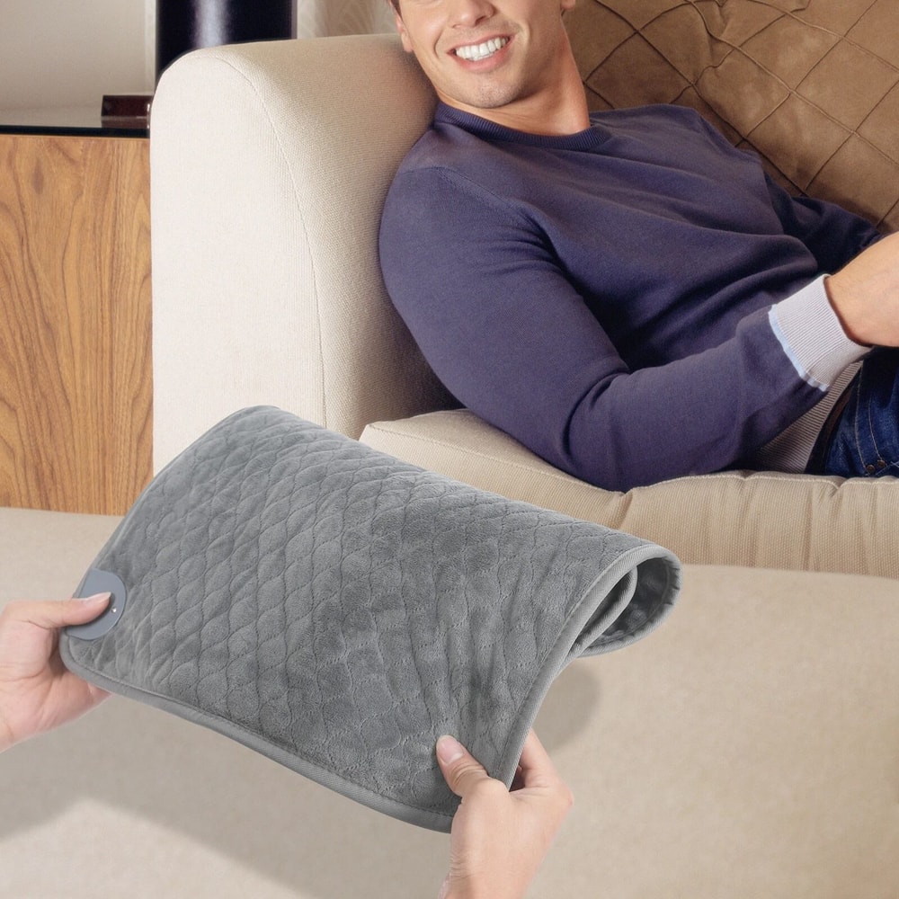 Large Electric Pain Relief Heating Pad For Back Cramps With Adjustable Heat Settings 17
