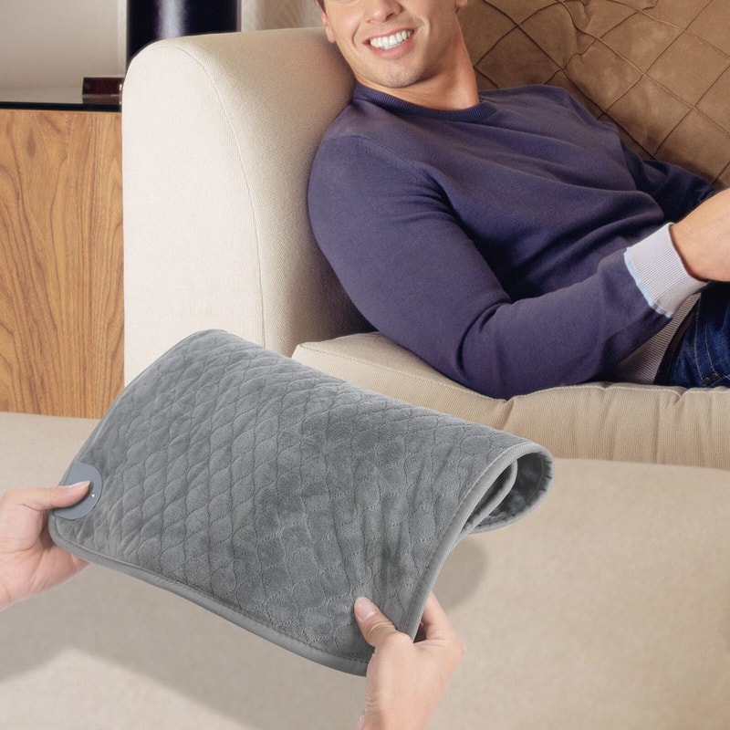 Large Electric Pain Relief Heating Pad For Back Cramps With Adjustable Heat Settings 17