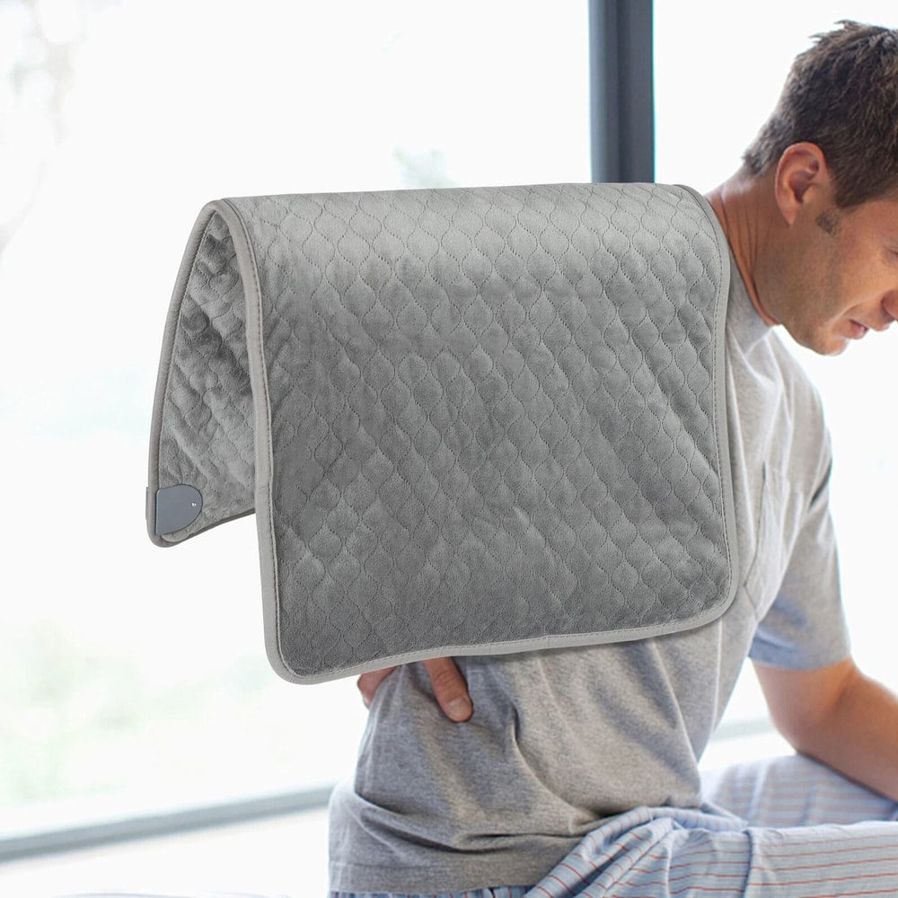 Large Electric Pain Relief Heating Pad For Back Cramps With Adjustable Heat Settings 18