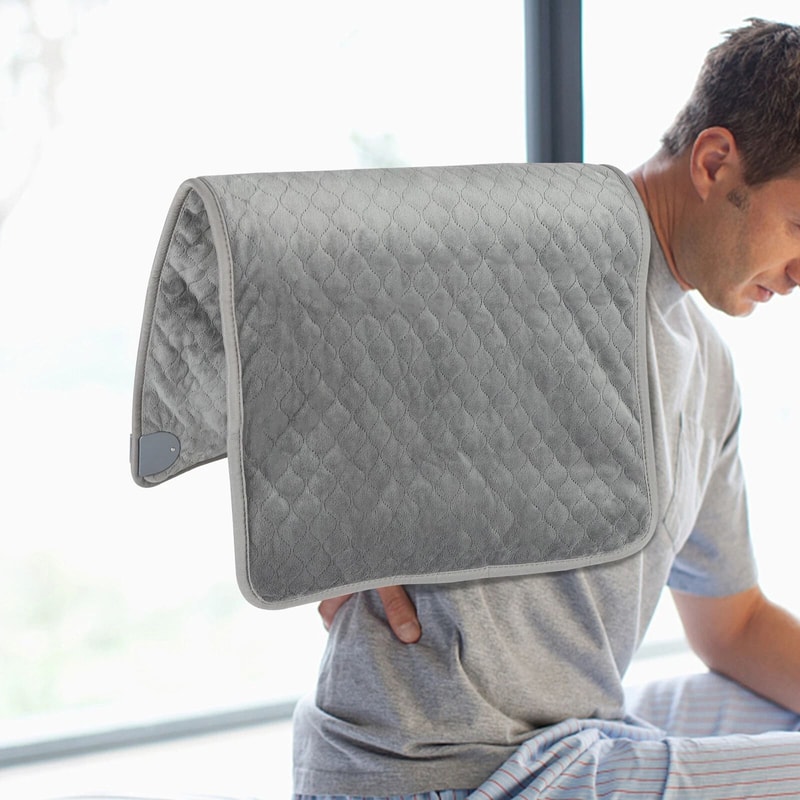 Large Electric Pain Relief Heating Pad For Back Cramps With Adjustable Heat Settings 18