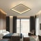 Premium Modern LED Ceiling Light Dimmable Flush Mount Chandelier Fixture With Remote Control 4