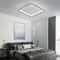 Premium Modern LED Ceiling Light Dimmable Flush Mount Chandelier Fixture With Remote Control 7