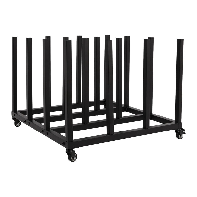 Premium Mobile Blueprint Storage Stand 16 Roll Storage Cart Roll File Organizer 9