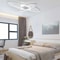 Modern Geometric LED Ceiling Light Dimmable Flush Mount Ceiling Light For Living Room Bedroom 0
