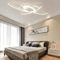 Modern Geometric LED Ceiling Light Dimmable Flush Mount Ceiling Light For Living Room Bedroom 2