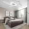 Modern Geometric LED Ceiling Light Dimmable Flush Mount Ceiling Light For Living Room Bedroom 3
