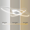 Modern Geometric LED Ceiling Light Dimmable Flush Mount Ceiling Light For Living Room Bedroom 5