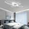 Modern Geometric LED Ceiling Light Dimmable Flush Mount Ceiling Light For Living Room Bedroom 7