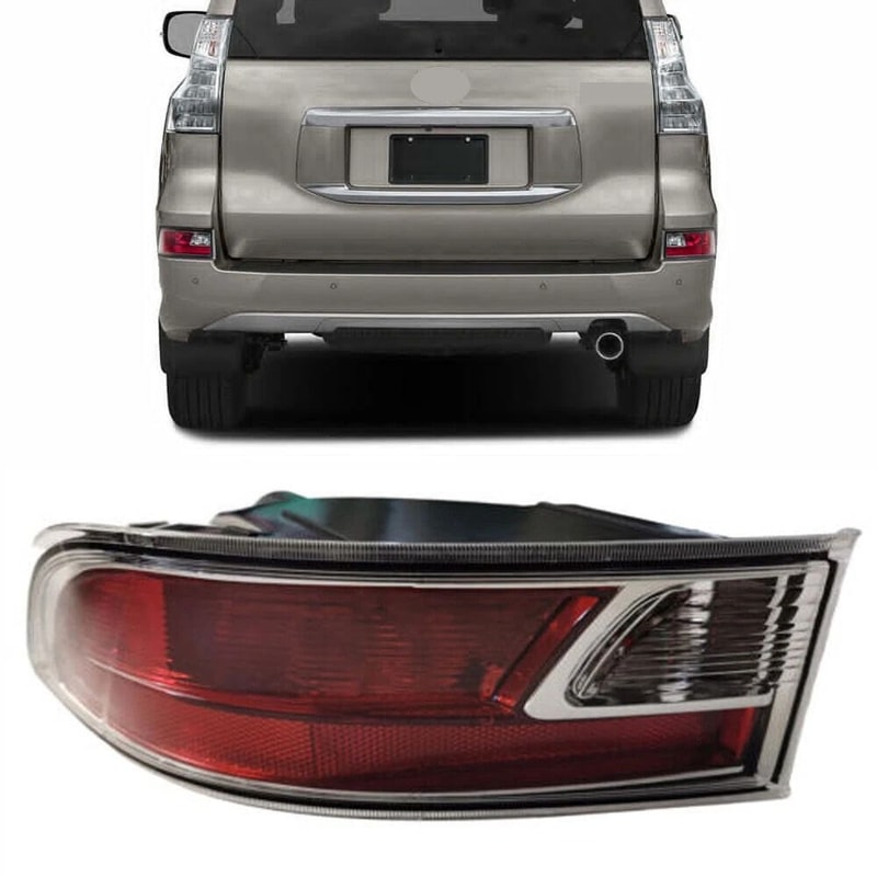 Premium Left Driver Side Lexus GX460 Tail Light Reflector Replacement Rear Lamp 9