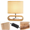 Modern Bedside Table Lamp Compact Nightstand Light Small Desk Lamp For Bedroom Living Room 1