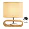Modern Bedside Table Lamp Compact Nightstand Light Small Desk Lamp For Bedroom Living Room 2