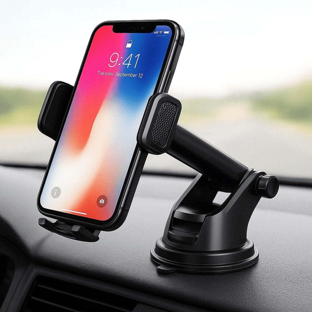 Universal Car Phone Mount 360 Rotating Phone Holder For Dashboard Windshield Air Vent 0