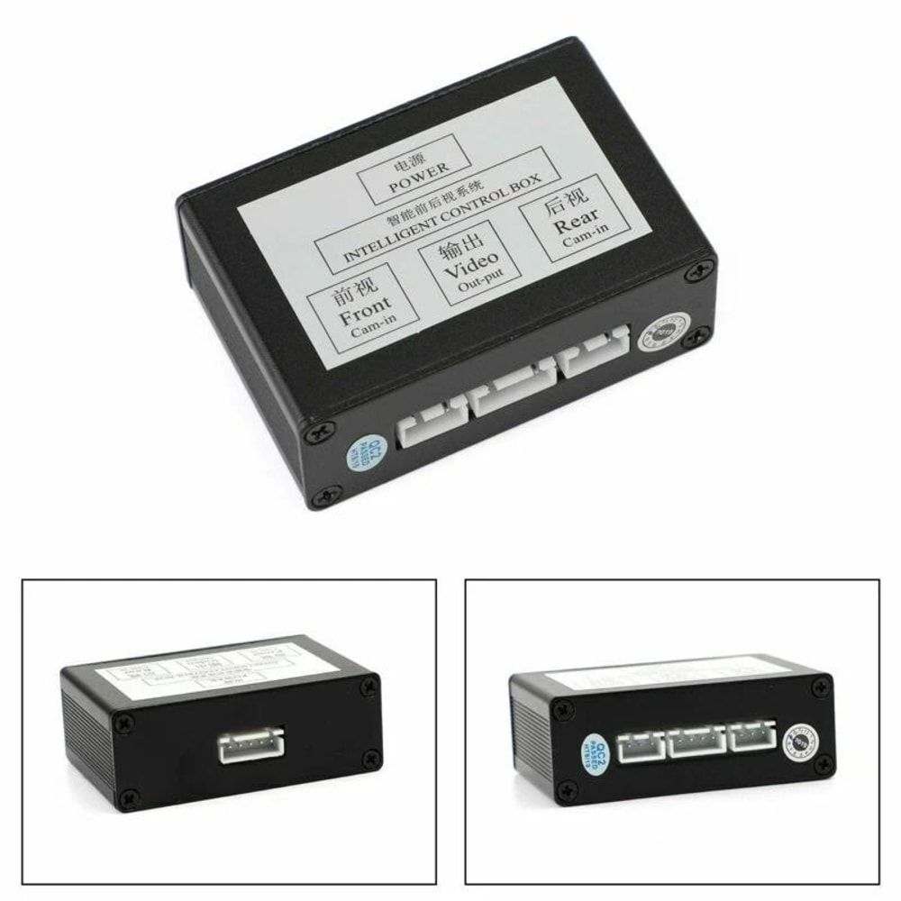 Universal Car Front Rear Parking Camera Control Box 2 Channel Camera Switch Converter 1