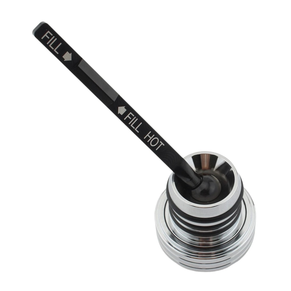 Premium Oil Dipstick Cap Plug Replacement For Harley Softail Silver 7