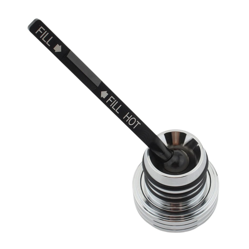 Premium Oil Dipstick Cap Plug Replacement For Harley Softail Silver 7