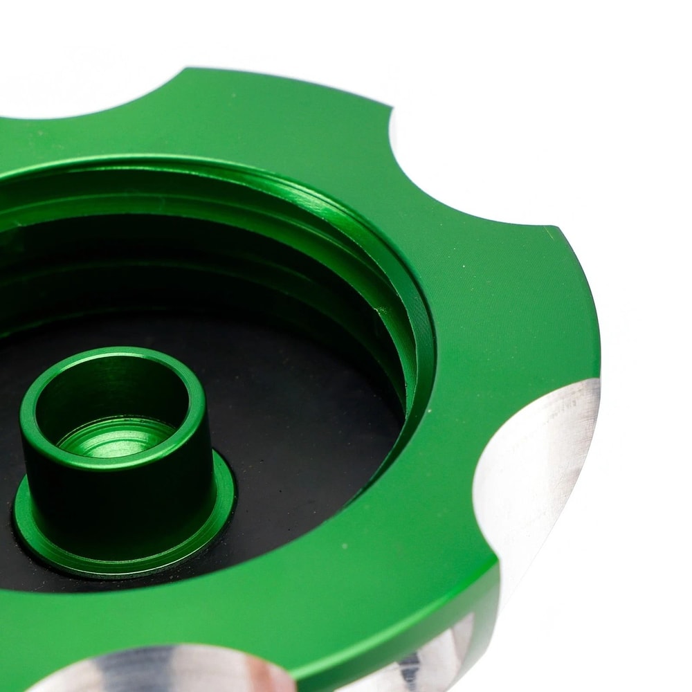 Green Aluminum Vented Fuel Tank Cap For Kawasaki 1