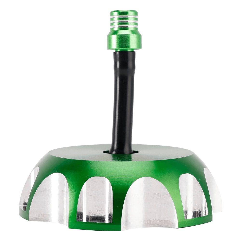 Green Aluminum Vented Fuel Tank Cap For Kawasaki 8