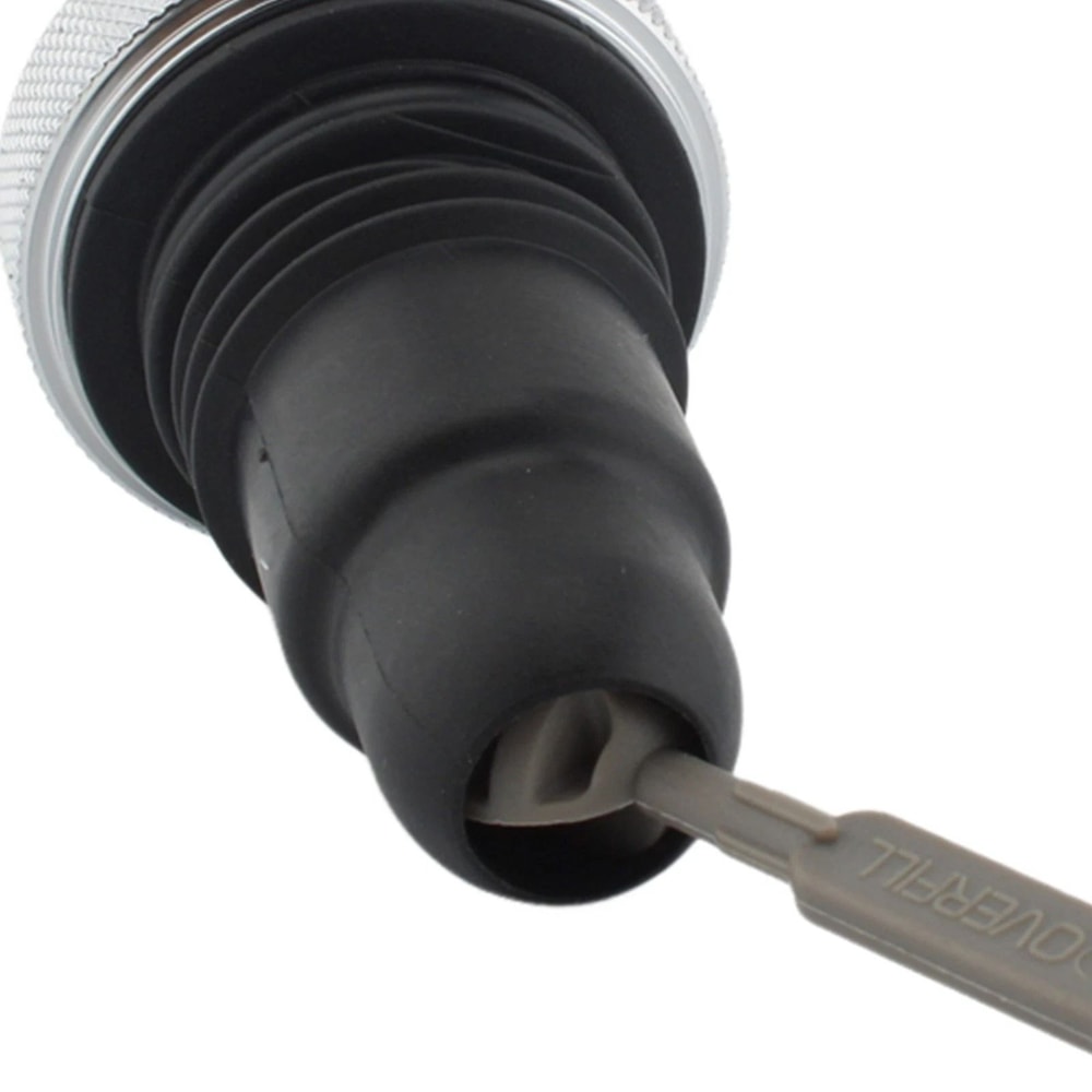 Harley Dyna Oil Dipstick Tank Cap Plug Silver 5