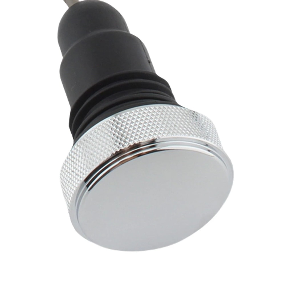 Harley Dyna Oil Dipstick Tank Cap Plug Silver 6