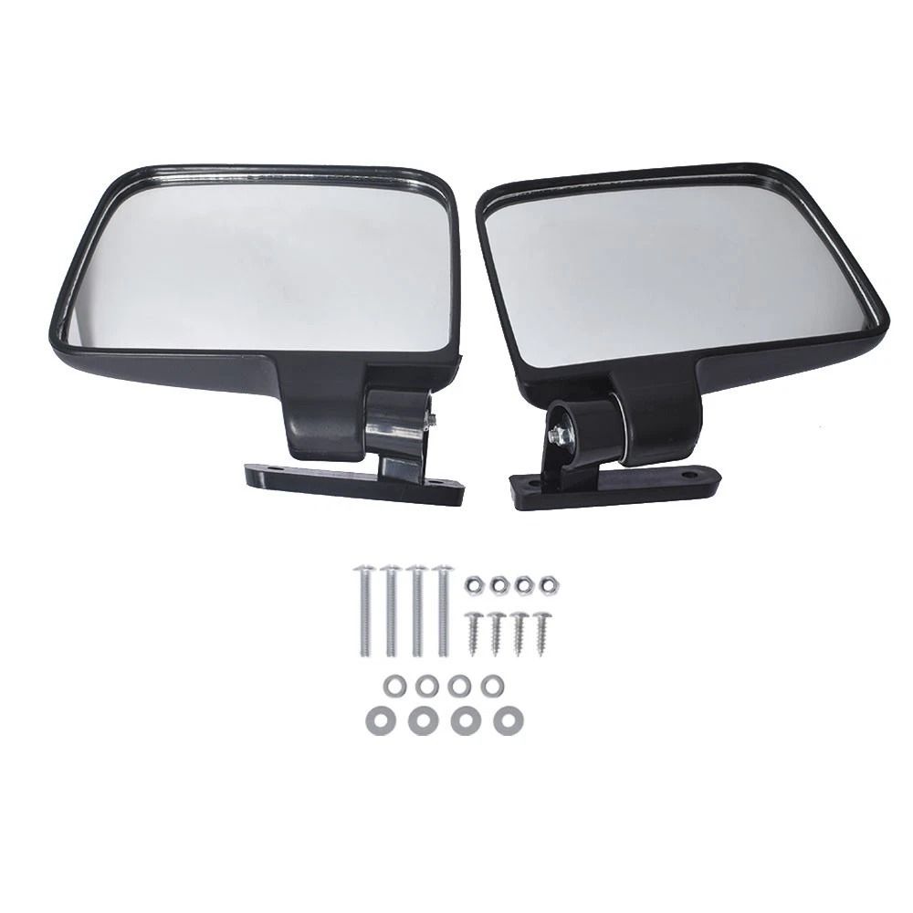Folding Golf Cart Side Mirrors For EZGO Yamaha Club Car 0