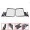 Folding Golf Cart Side Mirrors For EZGO Yamaha Club Car 4