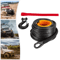 Heavy Duty Synthetic Winch Rope With Hook For ATV UTV Truck Recovery 6
