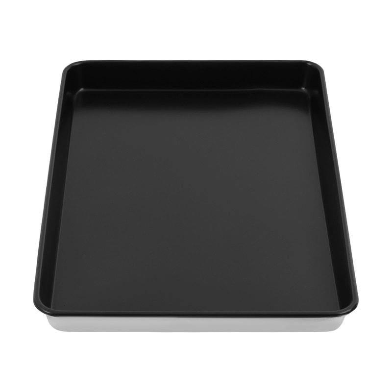 Commercial Nonstick Aluminum Baking Sheet Pan Deep Edge Cookie Roasting Tray 2