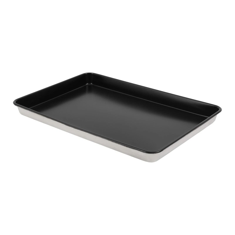 Commercial Nonstick Aluminum Baking Sheet Pan Deep Edge Cookie Roasting Tray 4