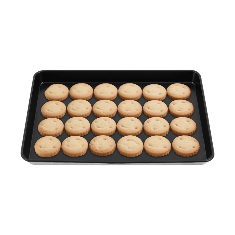 Commercial Nonstick Aluminum Baking Sheet Pan Deep Edge Cookie Roasting Tray 8