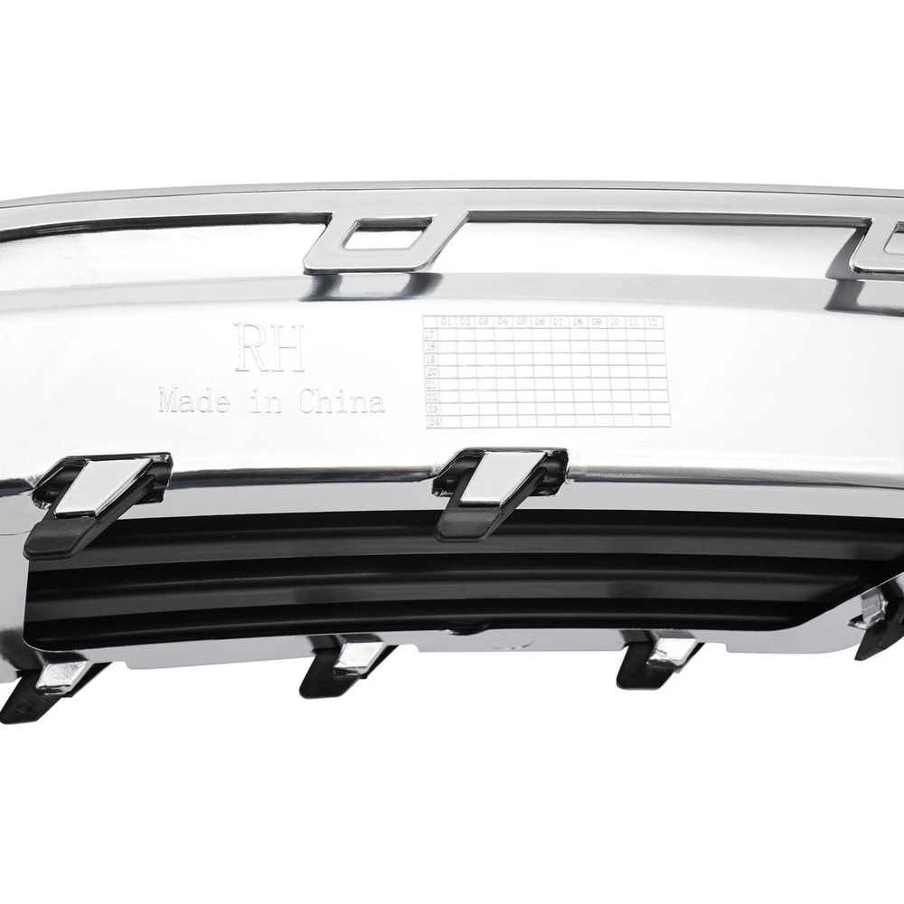 Cadillac XTS Right Side Chrome Fog Light Cover Replacement Front Fog Lamp Bezel 13