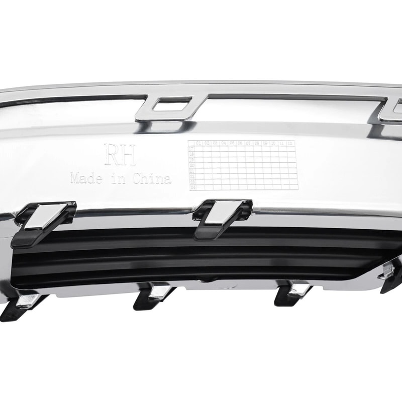 Cadillac XTS Right Side Chrome Fog Light Cover Replacement Front Fog Lamp Bezel 13