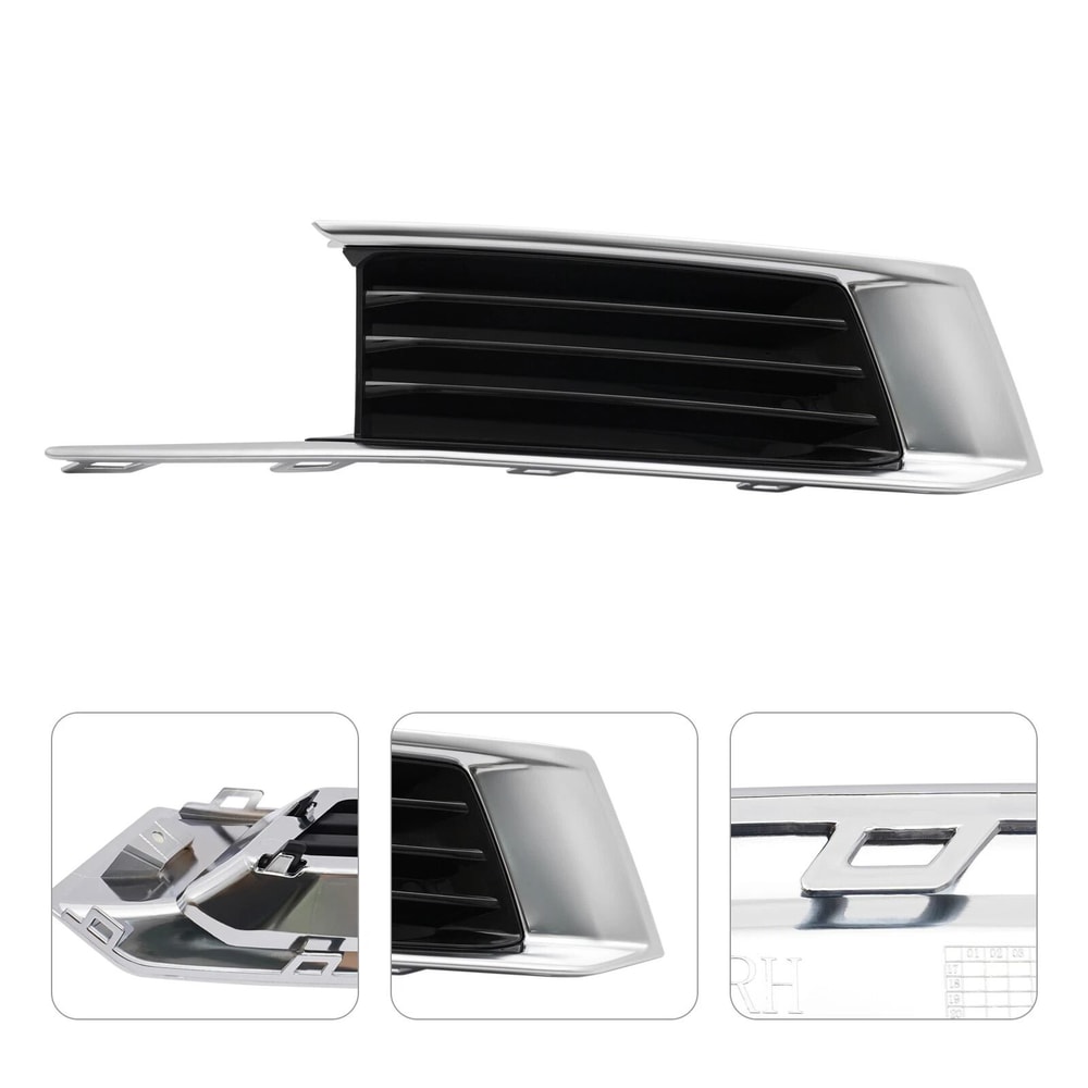 Cadillac XTS Right Side Chrome Fog Light Cover Replacement Front Fog Lamp Bezel 15