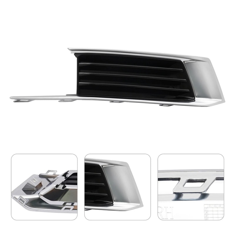 Cadillac XTS Right Side Chrome Fog Light Cover Replacement Front Fog Lamp Bezel 15