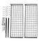 2 Tier Wall Mounted Pot Rack With 10 Hooks For Pots Pans Kitchen Storage 1
