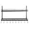 2 Tier Wall Mounted Pot Rack With 10 Hooks For Pots Pans Kitchen Storage 2